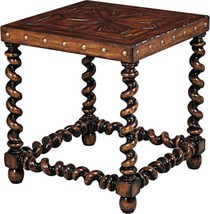 Scarborough House Side Table, Hand Planed Distressed Country, Square, Tw... - $3,399.00