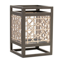 Cut Out Wood Candle Holder with Iron Frame 9.75&quot;H - $88.38