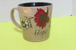 Pfaltzgraff Everyday Hope Inspirational 16 Oz Floral Ceramic Coffee Tea Mug - £14.61 GBP