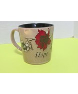 Pfaltzgraff Everyday Hope Inspirational 16 Oz Floral Ceramic Coffee Tea Mug - £14.76 GBP