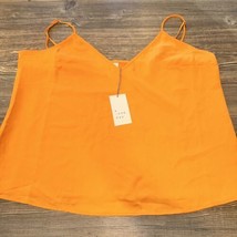 Women&#39;s Matte Satin Essential Cami - A New Day Orange. Size XL. NWT 3 - £7.90 GBP