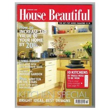 House Beautiful Magazine February 2000 mbox1621 Kitchen Special - £3.93 GBP