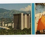 Hyatt Regency Acapulco Hotel Oversized Postcard Mexico  - $13.86