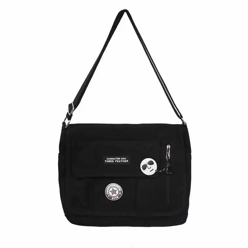 Ag women s crossbody zipper purse for students decor messenger bag release buckle decor thumb200