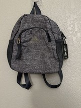 NEW Adidas Linear 3 Mini Jersey Grey White Backpack Bag Purse NWT - £13.45 GBP