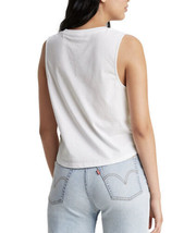 Levi&#39;s® Women&#39;s White Floral Zoey Logo Tank Sz Large NWT - £15.81 GBP