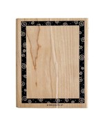 Stampin Up 1999 Border Frame Swirls Used Stamp Vintage Large Size DWGG1 - $471.36 MXN