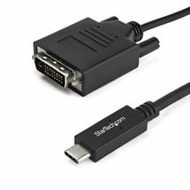 StarTech.com USB-C to DVI Cable - 6 ft / 2m - 1080p - 1920x1200 - USB-C ... - £37.39 GBP