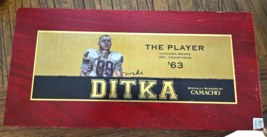 MIKE DITKA THE PLAYER &#39;63 CAMACHO Cigar Box 10 Holders Kickoff Series  2... - $123.75