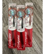 3x Colgate 360 Advanced Optic White Medium Manual Toothbrushes New - $7.69