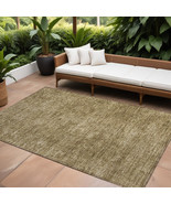 10&#39; X 14&#39; Tan Abstract Washable Non Skid Indoor Outdoor Area Rug - $587.49