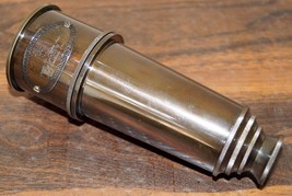 16&quot; Telescope Marine Nautical Spyglass Black Antique Finish Brass Pirate Scope - £25.74 GBP