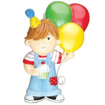 Birthday Boy Personalized Christmas Tree Ornament - £13.09 GBP