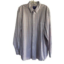 Pendleton Long Sleeve White Red Blue Plaid Check 100% Cotton Shirt Men’s... - $19.59