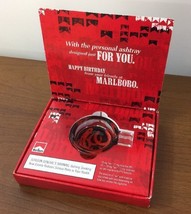 Marlboro Personal Ashtray Single Rest with Horseshoes Bottom New In Display Box - £15.57 GBP
