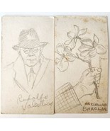 McClellan Barclay Original Sketches Rudolfo Valentino El Dorado Expo OOA... - £786.90 GBP
