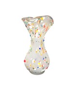 Vintage Murano Vase Milky White Art Glass &#39;60s  13&quot; Height - £314.64 GBP