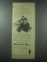 1954 Remington Rand Remtimatic Accounting System Ad - For new ideas - $18.49