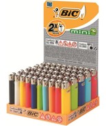 BIC LIGHTER 2&quot; MINI SIZE ASSORTED COLORS PACK OF 50 - $100.99