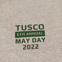 Gildan Dryblend Tusco 6th Annual May Day 2022 Men's Gray T-Shirt Crewneck Sz 2XL image 5