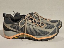 Merrell Siren Edge 3 Womens Size 8 Hiking Vibram Shoes Gray J035618 Paloma Peach - £21.67 GBP