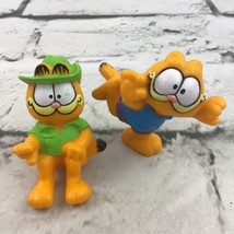 Vintage 80’s Garfield Collectible PVC Figures Lot Of 2 Jim Davis Toys  - £5.94 GBP