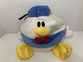 Walt Disney Parks plush microbead ball Donald Duck stuffed toy Mickey Mouse 9" - £7.07 GBP