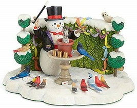 Lenox Bywaters Lighted Magician Snowman Figurine The Amazing Snowdini Magic NEW - $111.00