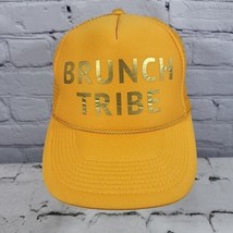 Brunch Tribe Trucker Hat Unisex Snapback Golden Yellow Rope Front Meshba... - £15.73 GBP