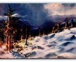 Winter Scene In Rocky Mountains Colorado CO UNP DB Postcard E19 - $2.92