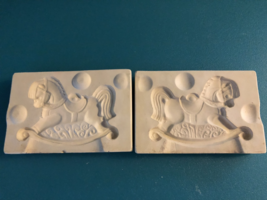 Alberta  #A65 - Rocking Horse Ornament Ceramic Mold - $104.70 MXN