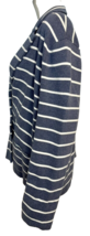 NWT Talbots Plus Blue w White Stripes Knit One Button Blazer Size 3X - $94.99