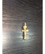 Vintage Primitive Tribal Hand Made Brass Women Figurine Pendant - $23.87 CAD