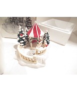 DEPARTMENT 56-SNOW VILLAGE- 5146-2 VILLAGE GAZEBO- LN - BOXED-D4 - $17.05