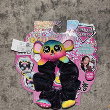 Scrunchmiez Shimmer Series Kumo Koala Black Rainbow Hair Scrunchy Backpa... - $9.95