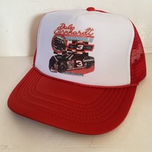 Vintage Dale Earnhardt Hat Goodwrench #3 NASCAR Trucker Hat snapback Red - $15.00