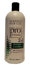 Silkience Hair Care Pro Formula 2 in 1 Shampoo &amp; Conditioner   32 Fl. OZ. - £7.16 GBP