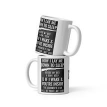 Now I Lay Me Down To Sleep Beside My Bed A Gun I Keep Coffee Tea Mug - £14.08 GBP+