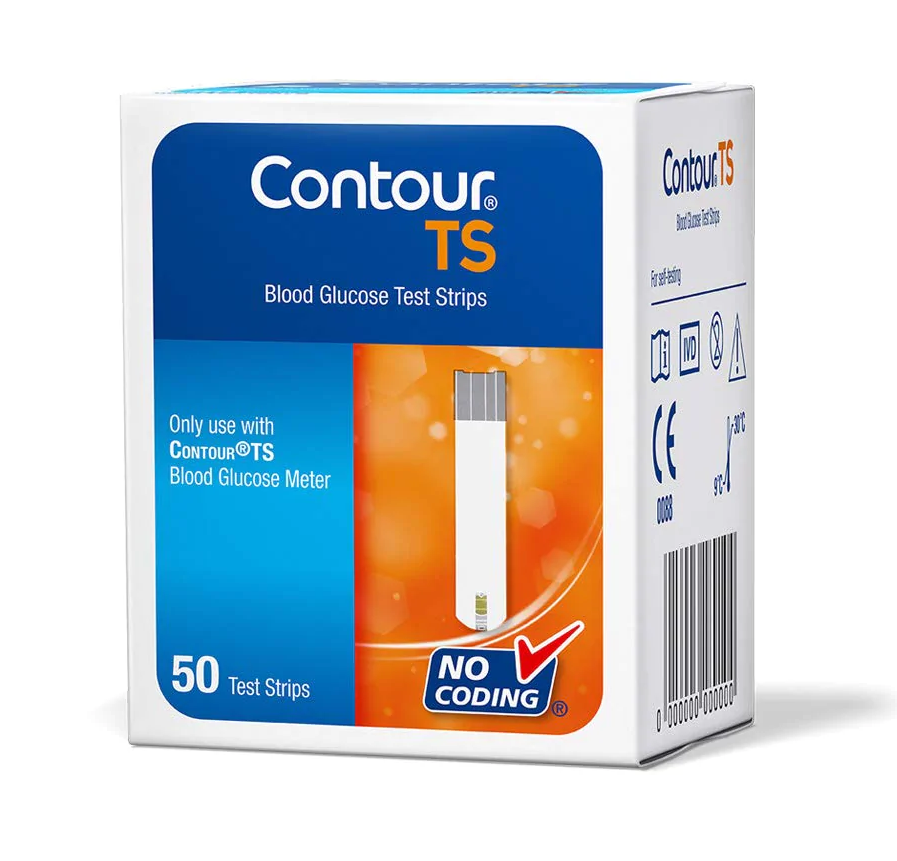Contour TS Diabetic Blood Glucose Test Strips 50 x 2 Packs - by Ascencia - $42.74