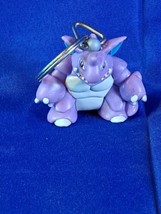 Nidoking Pokemon Nintendo Vintage 1999 Burger King Kids Meal Toy Keychain Figure - $12.19