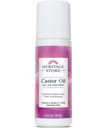 Heritage Store Castor Oil Roll On, Nourishing Treatment, Targeted, Deep ... - £10.67 GBP