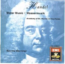 Handel: Water Music Marriner [Audio CD] George Frideric Handel; Sir Neville Marr - £9.18 GBP