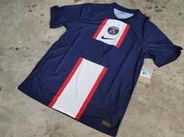 Nike Authentic PSG Paris St Germain Navy Blue On-Field Soccer Jersey Men size M - £71.00 GBP