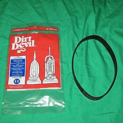 Genuine Royal Dirt Devil Style 12 Vacuum Belts Platinum Force Ultra Visi... - $14.19