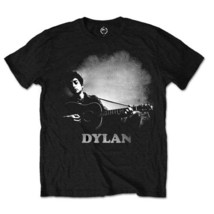 Bob Dylan Acoustic Guitar Rock Music Official Tee T-Shirt Mens Unisex - £23.98 GBP