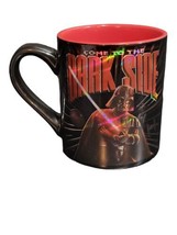 Star Wars Come to the Dark Side 12 oz Coffee Mug Laser Print Darth Vader Blk Red - £11.62 GBP