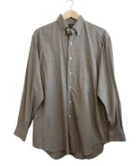 Lauren Ralph Lauren Men Button Down Shirt Size Medium Houndstooth Crest ... - $22.81