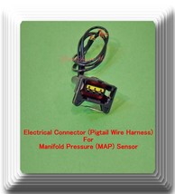 Connector of Manifold Pressure (MAP) Sensor AS42 Fits:Chrysler Dodge Mitsybishi - £10.32 GBP