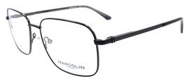 Marcolin MA3025 002 Men&#39;s Eyeglasses Frames Large 57-17-150 Matte Black - £38.87 GBP