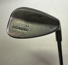 Custom Wedge System Hi-Lob S Iron 55 Wedge Golf Club Steel Shaft RH 80 Y... - $37.99